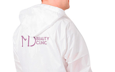 "MD Clinic" - дождевики и зонты с логотипом