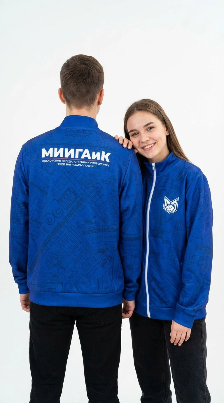 Бомберы с полной запечаткой для спортивной команды МИИГАиК