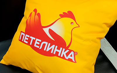 Индивидуальный пошив подушек для компании Петелинка