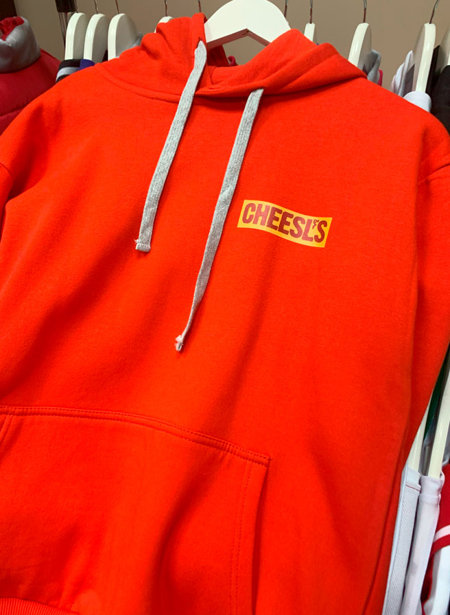 Худи для компании CHEESLS