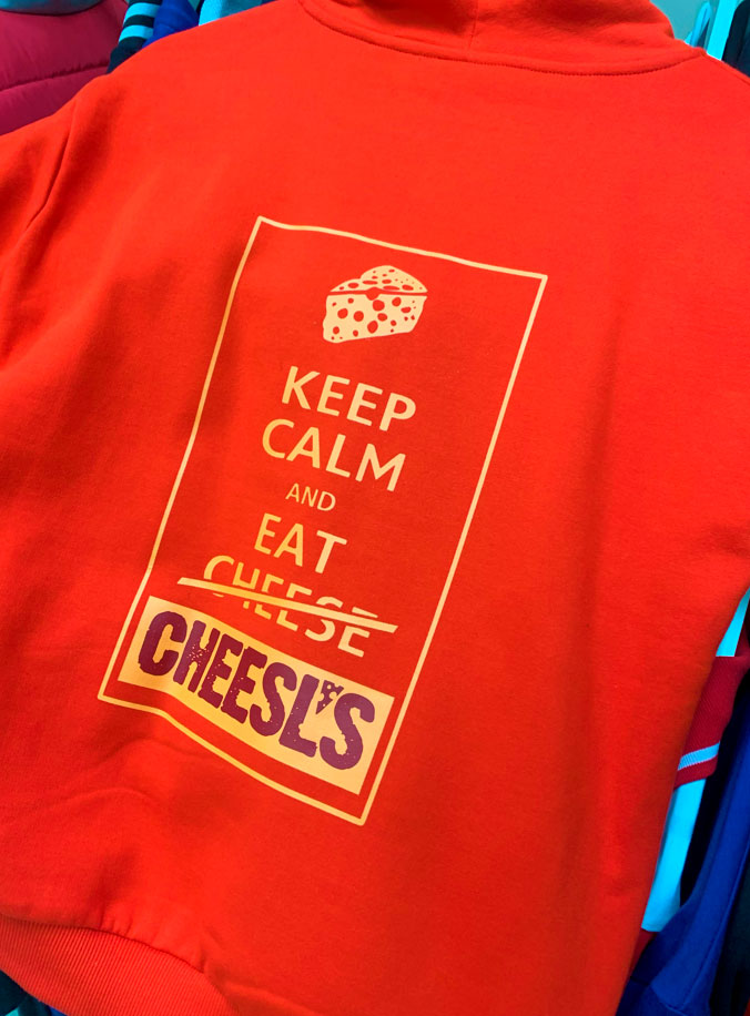 Худи для компании CHEESLS